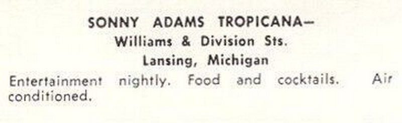 Tropicana Lounge - Vintage Postcard (newer photo)